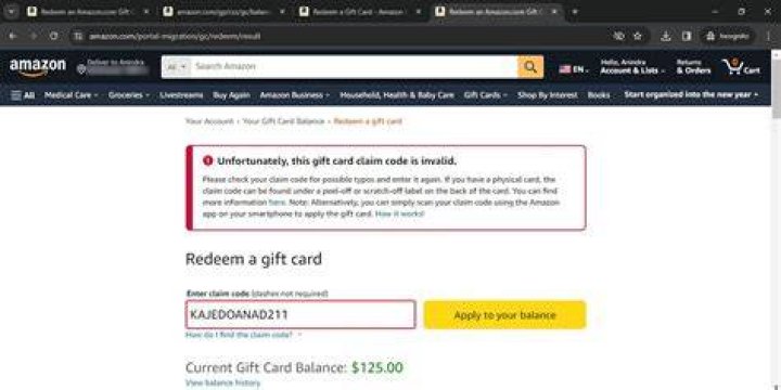 Can a redeemed gift card be traced?