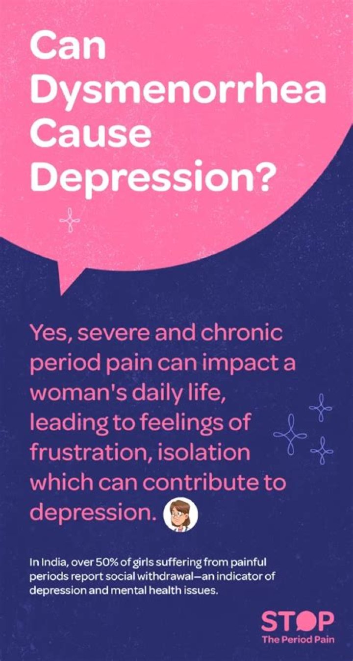 Can long periods cause depression?