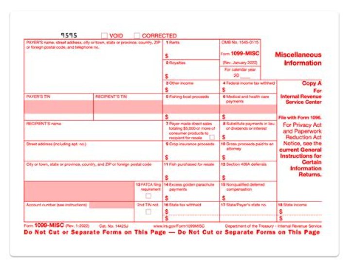 Do reimbursements require a 1099?