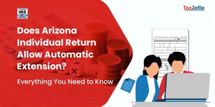 Does Arizona accept individual extension?