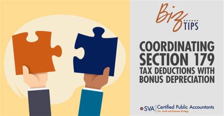 Does bonus depreciation come before 179?
