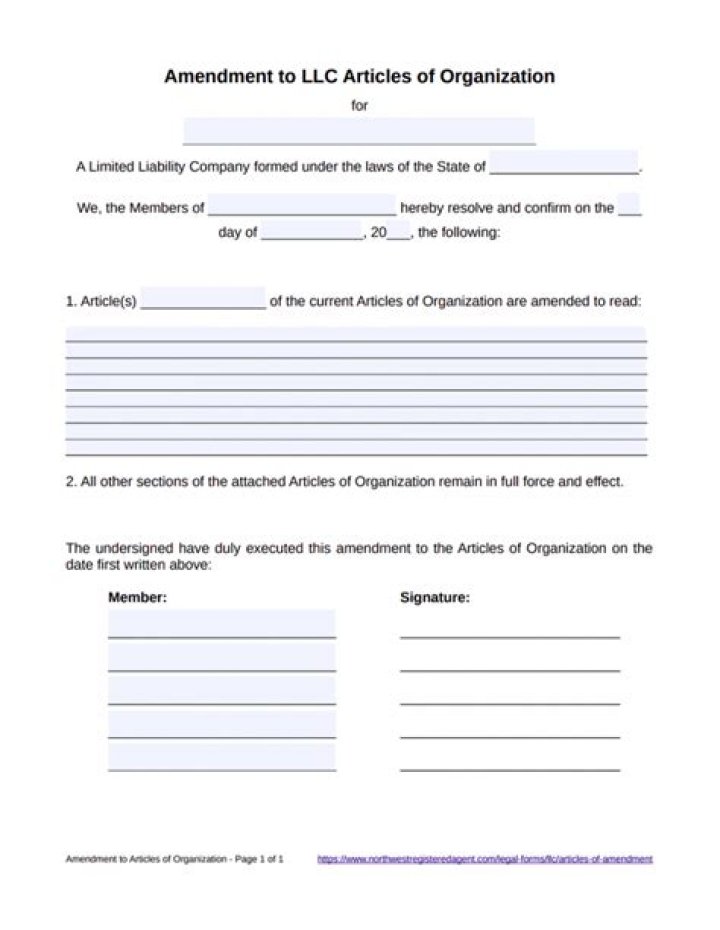 How do I amend a LLC in NC?