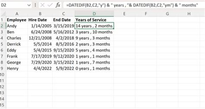 How do I calculate my hire date?