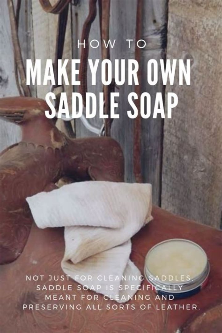 How do you make homemade saddle soap?