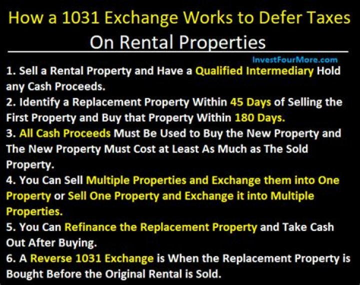 How does a 1031 exchange work with rental properties?