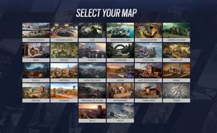 How many Vanguard maps are there?