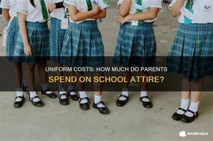 How much do parents pay for school uniforms?