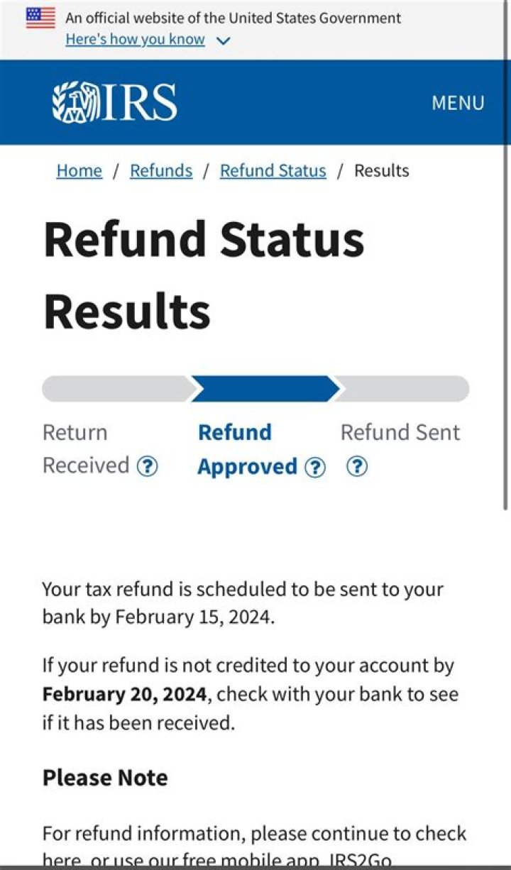 How often is my refund status updated?