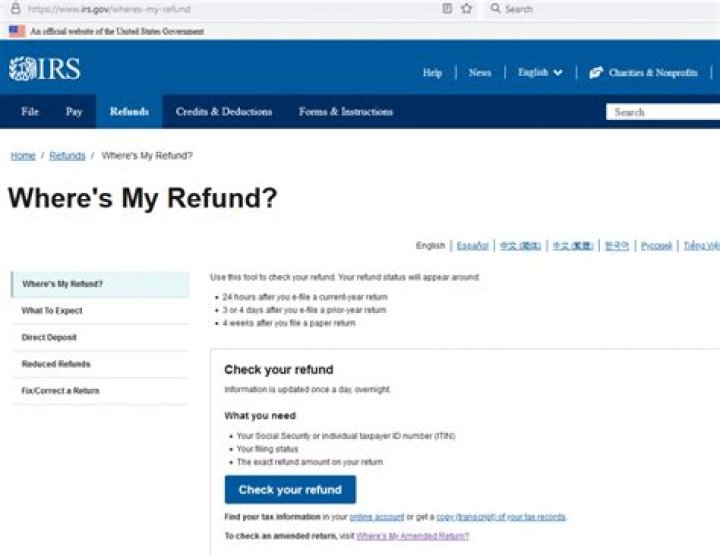 Is my refund in the mail?