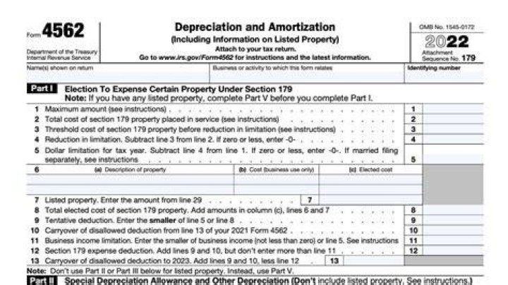 What do I need to know about form 4562?