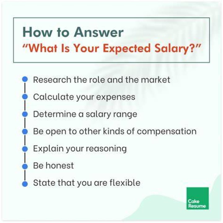 What do you say when asked about current salary?