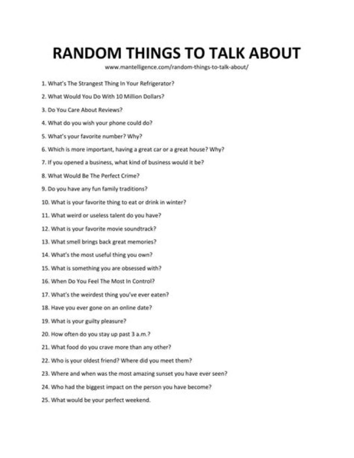 What do you talk about with your dad?