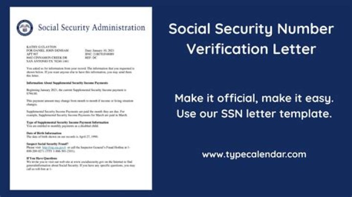 What documents would have my Social Security number?