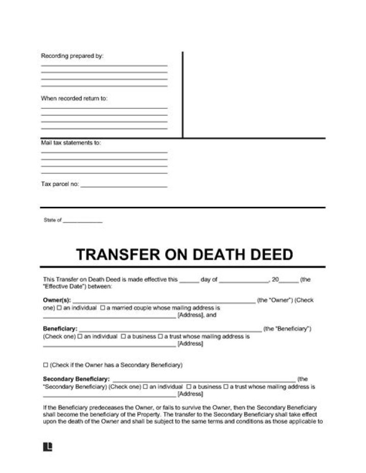 What does a beneficiary do after death?