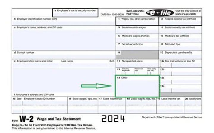 What does it mean when box 2 on W-2 is blank?