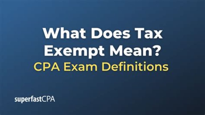 What does streamlined mean for tax exempt?