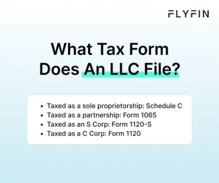 What forms does an LLC file?
