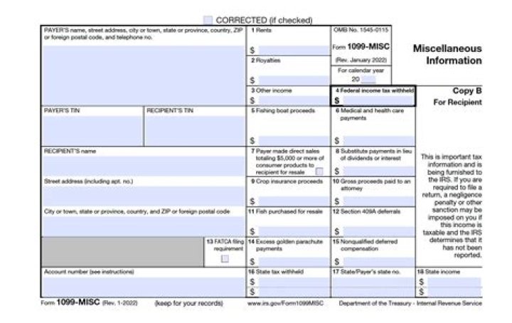 What is a non reportable 1099?