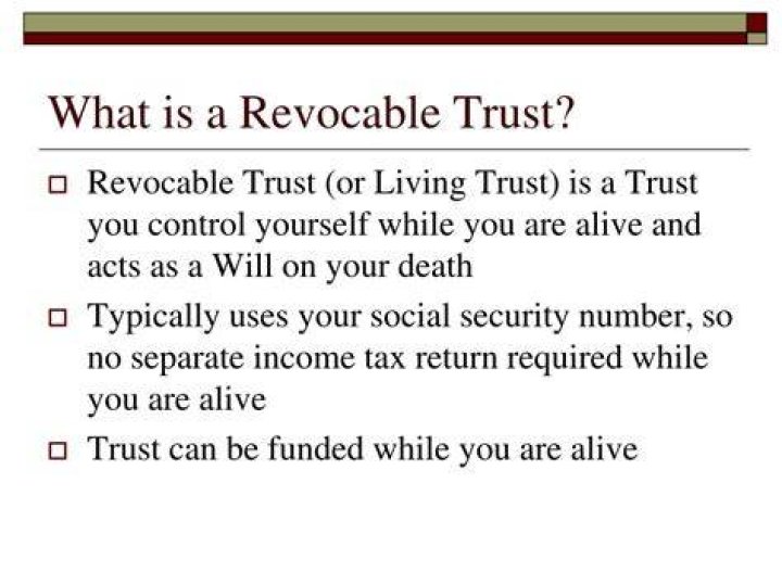 What is a revocable?