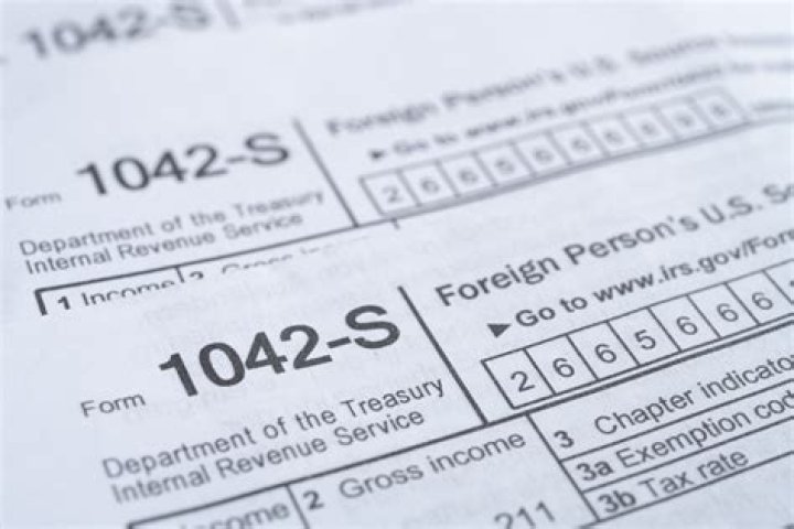 What is reported on 1042-s?