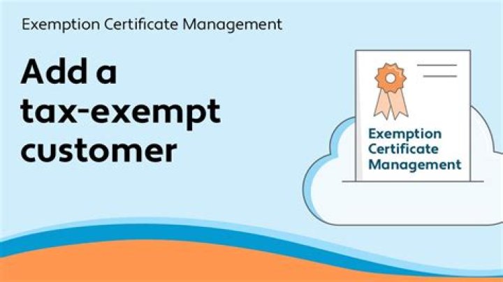 What makes a customer tax exempt?