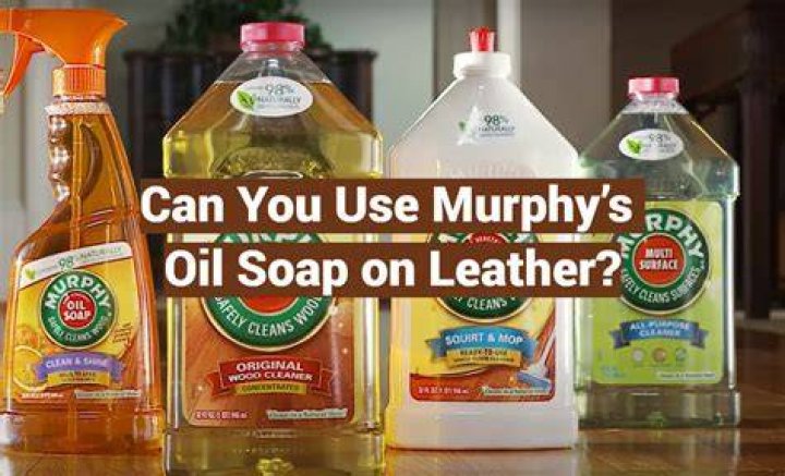 What soap can I use on leather?
