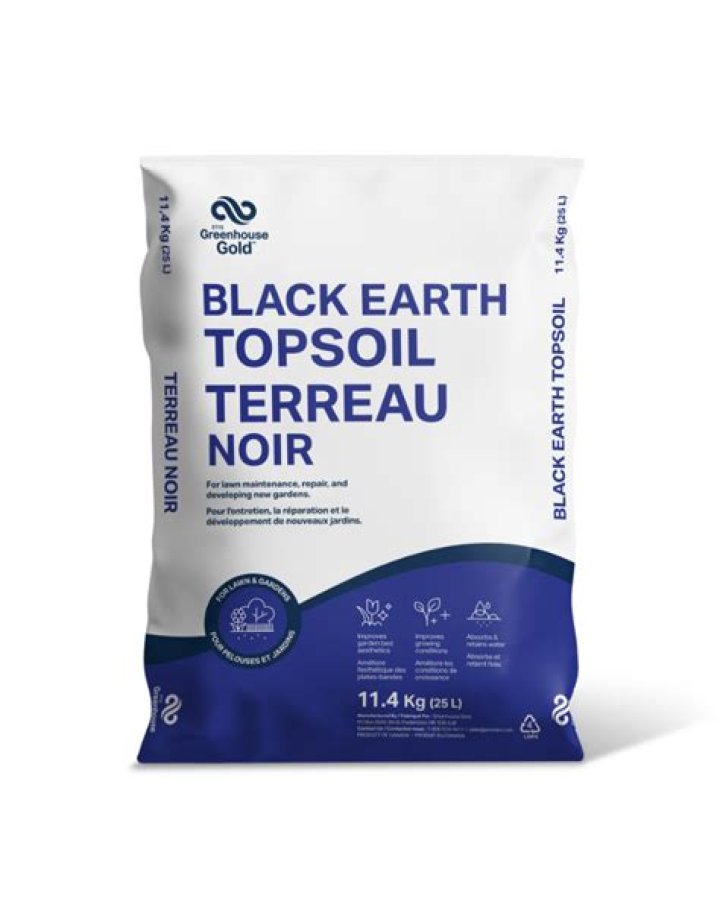 Which is better black earth or topsoil?