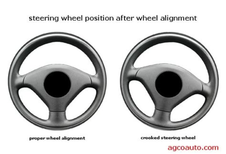 Will an alignment fix a crooked steering wheel?